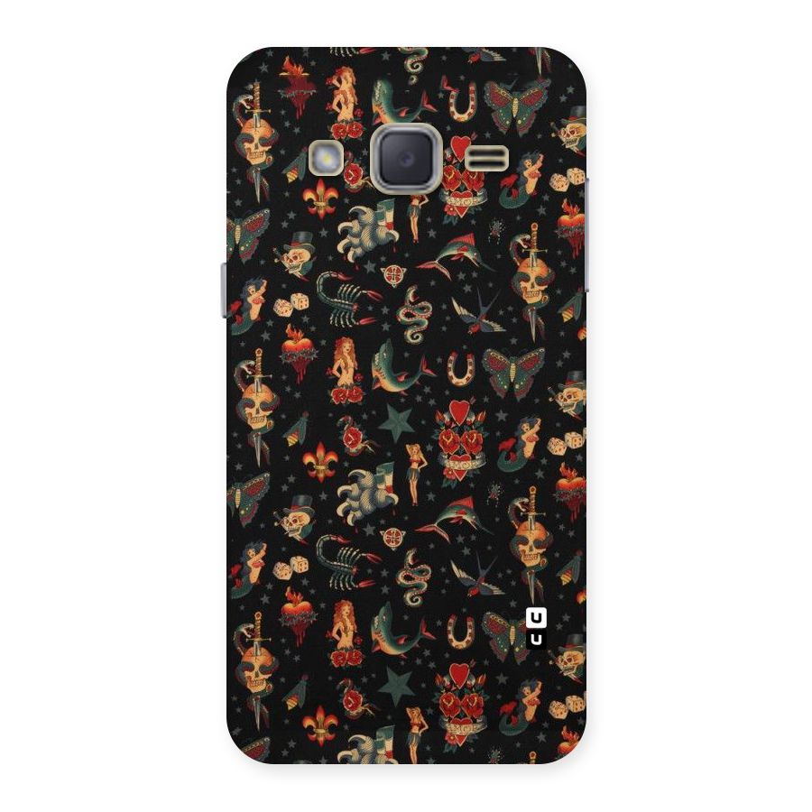 Dark Pattern Back Case for Galaxy J2