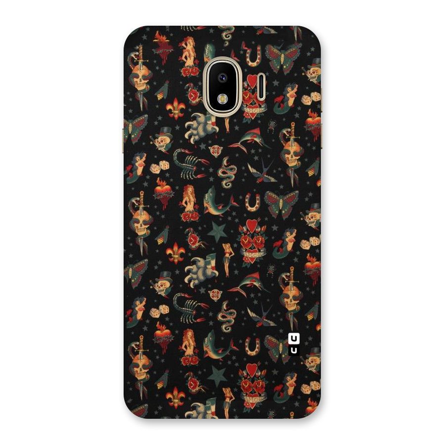 Dark Pattern Back Case for Galaxy J4