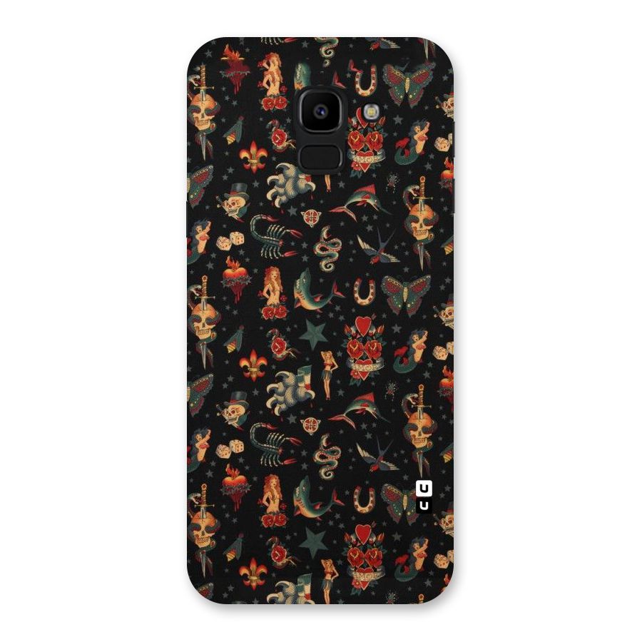 Dark Pattern Back Case for Galaxy J6