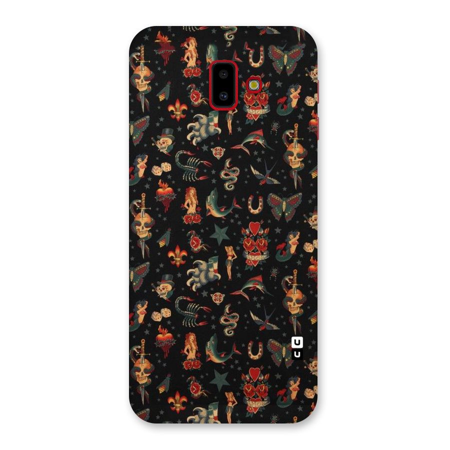 Dark Pattern Back Case for Galaxy J6 Plus