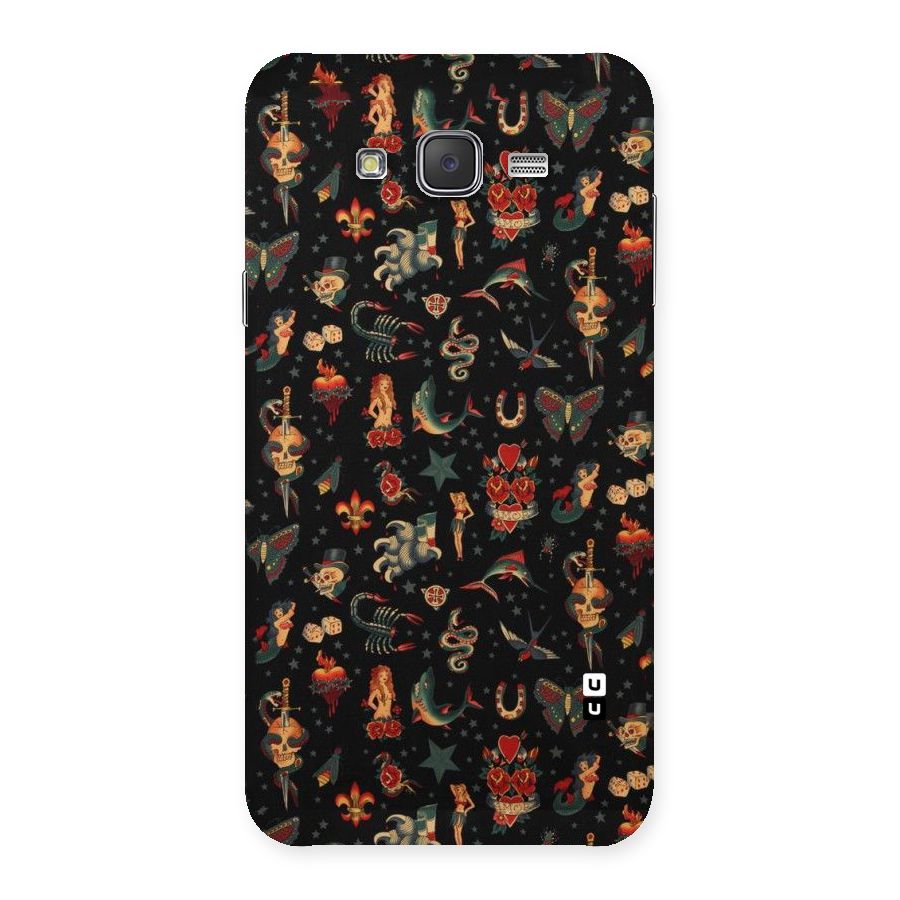 Dark Pattern Back Case for Galaxy J7