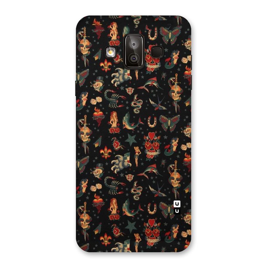 Dark Pattern Back Case for Galaxy J7 Duo