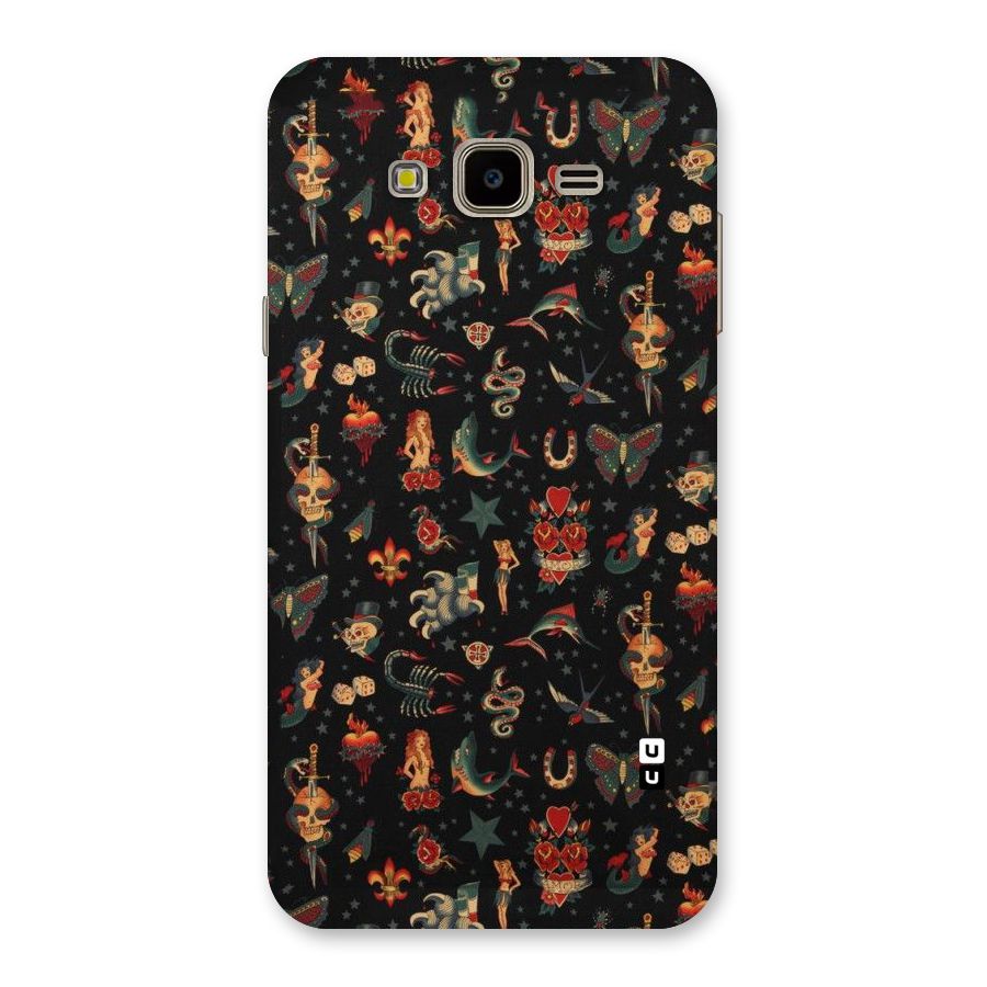 Dark Pattern Back Case for Galaxy J7 Nxt