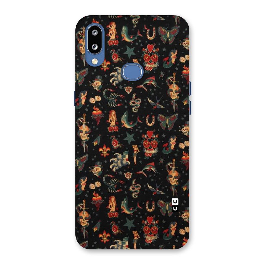 Dark Pattern Back Case for Galaxy M01s