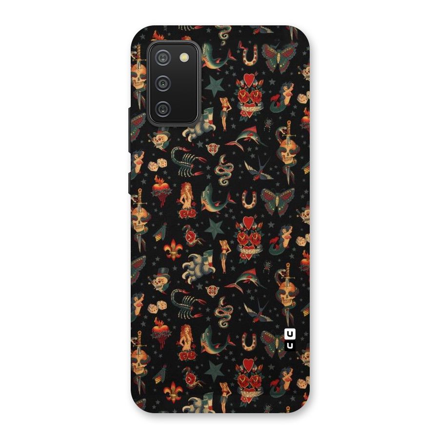 Dark Pattern Back Case for Galaxy M02s