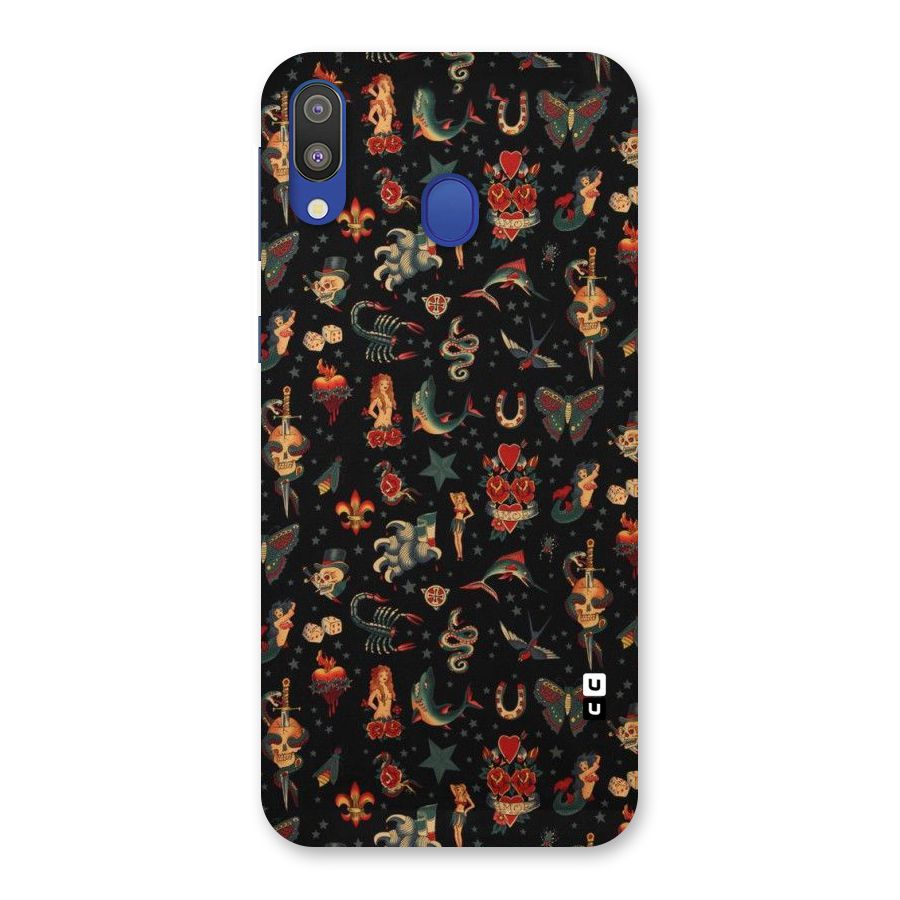 Dark Pattern Back Case for Galaxy M20