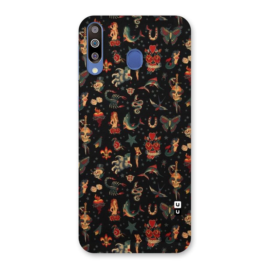 Dark Pattern Back Case for Galaxy M30