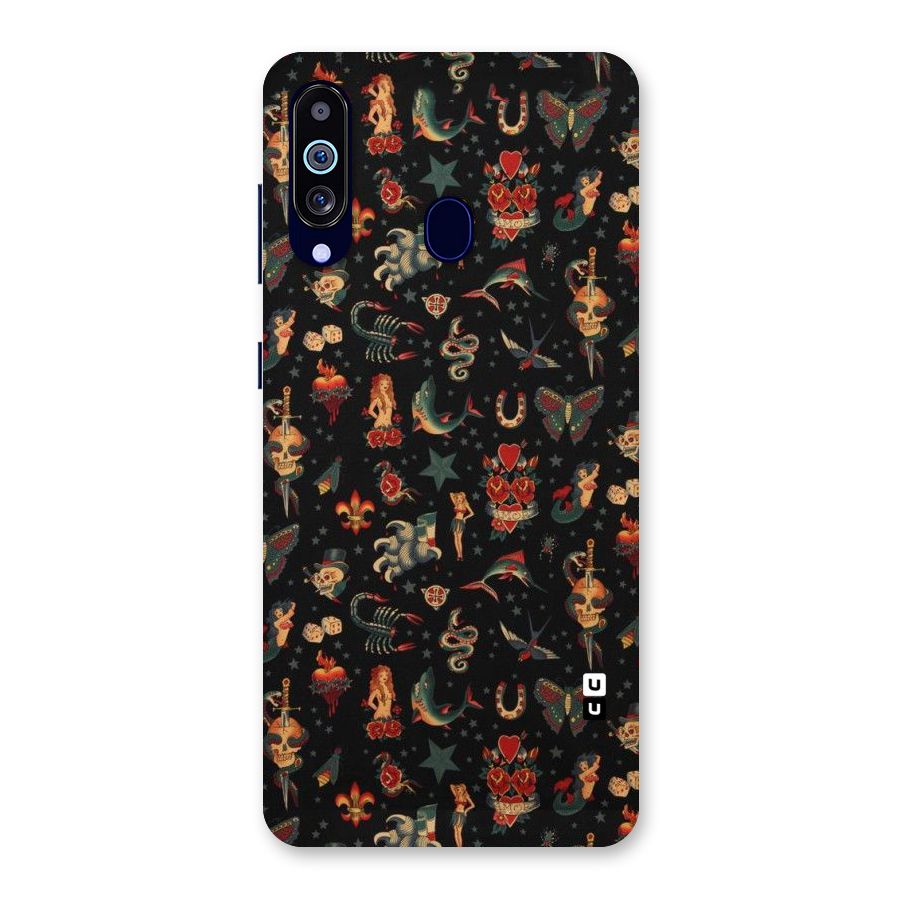 Dark Pattern Back Case for Galaxy M40