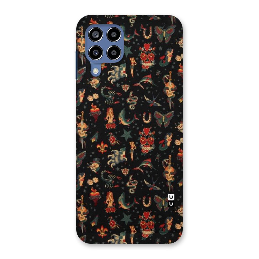 Dark Pattern Back Case for Galaxy M53 5G