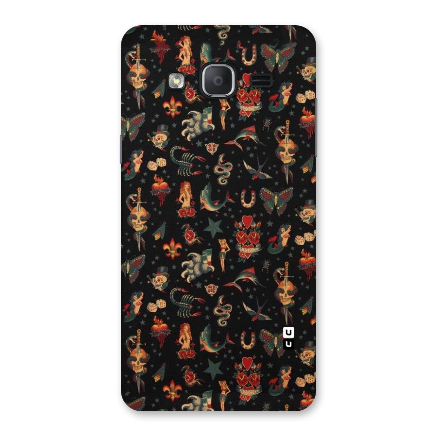 Dark Pattern Back Case for Galaxy On7 2015