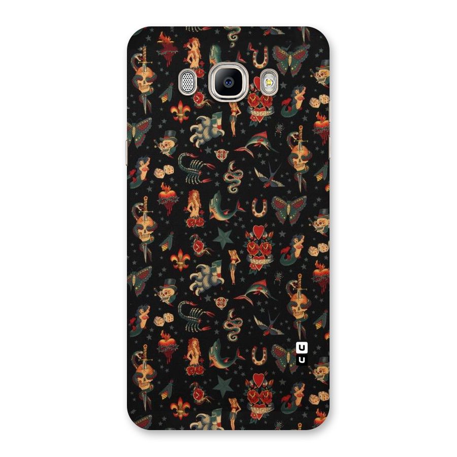 Dark Pattern Back Case for Galaxy On8