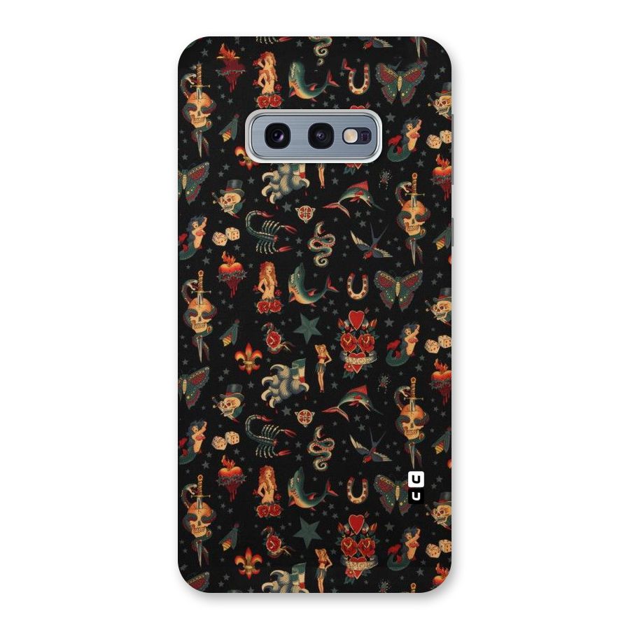 Dark Pattern Back Case for Galaxy S10e