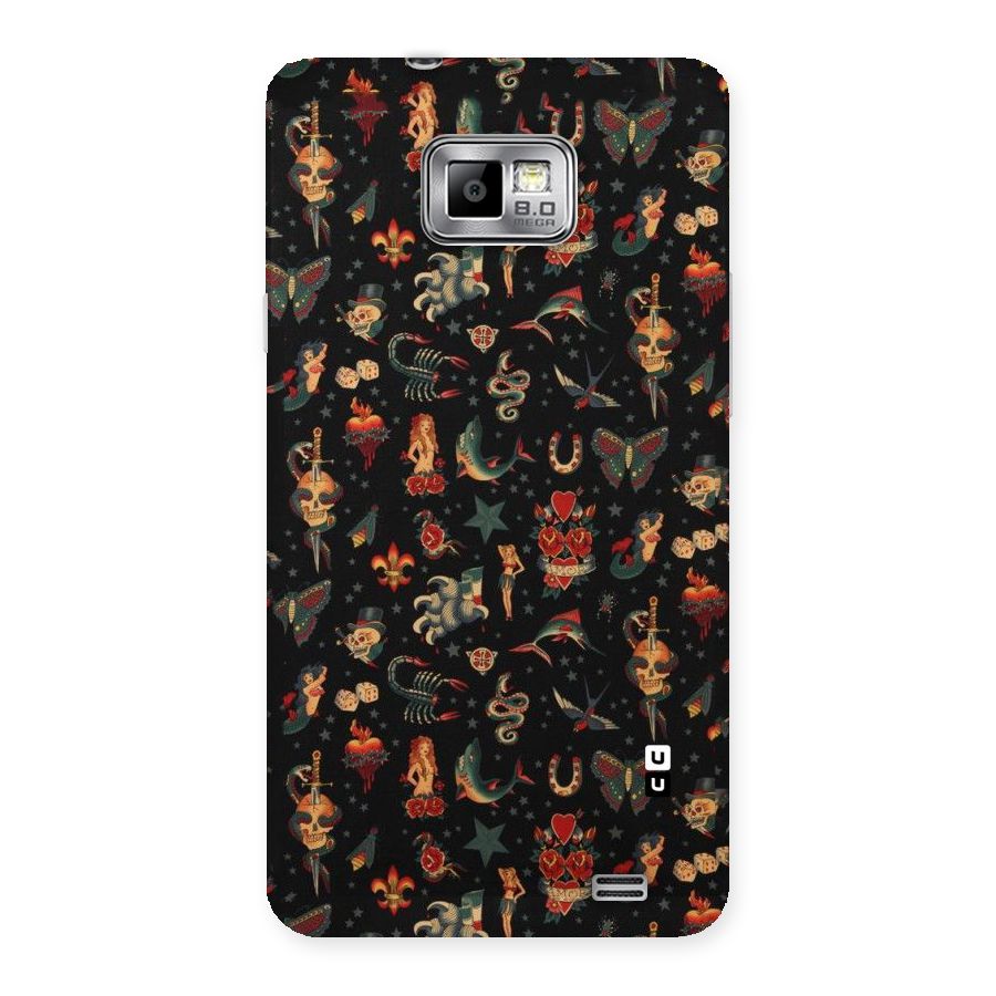 Dark Pattern Back Case for Galaxy S2
