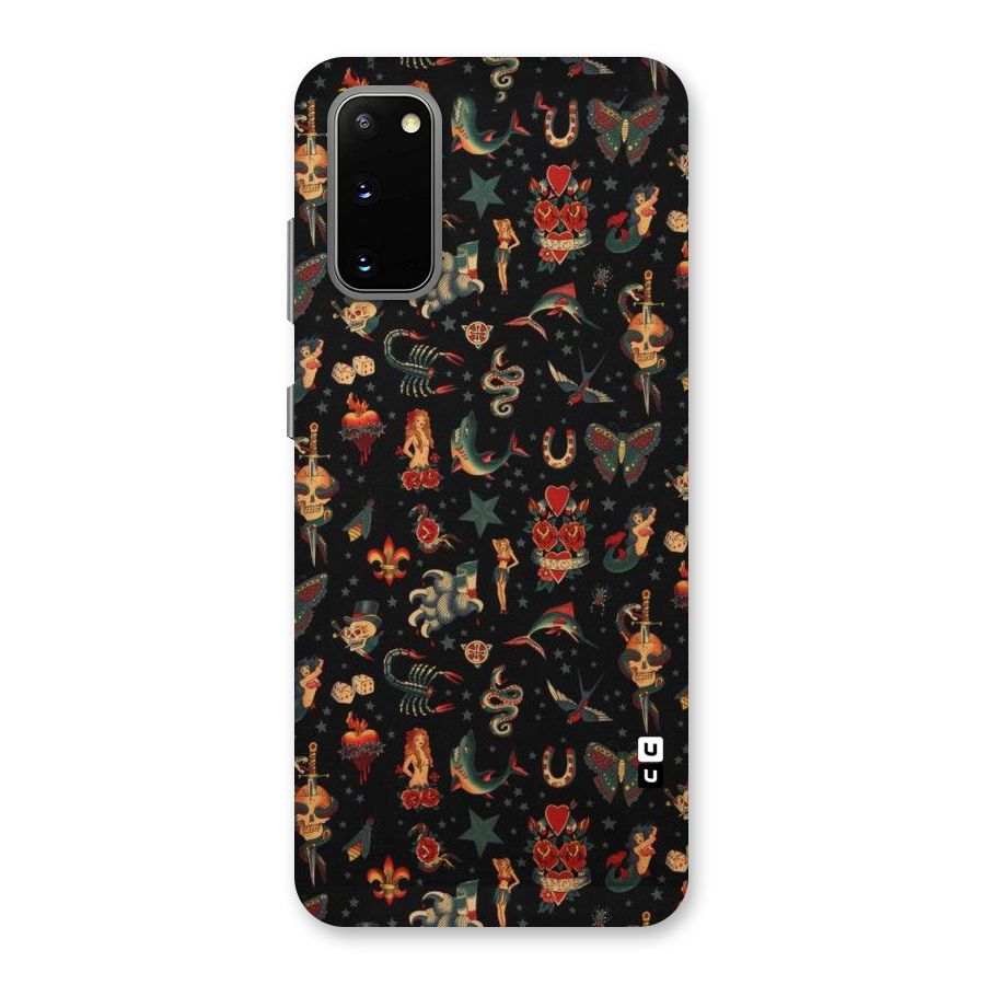 Dark Pattern Back Case for Galaxy S20
