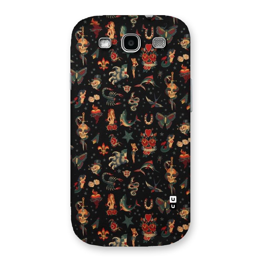 Dark Pattern Back Case for Galaxy S3