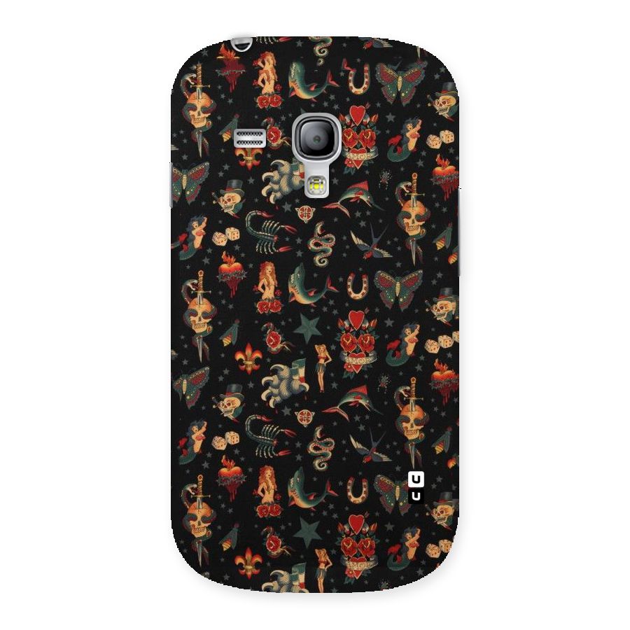 Dark Pattern Back Case for Galaxy S3 Mini