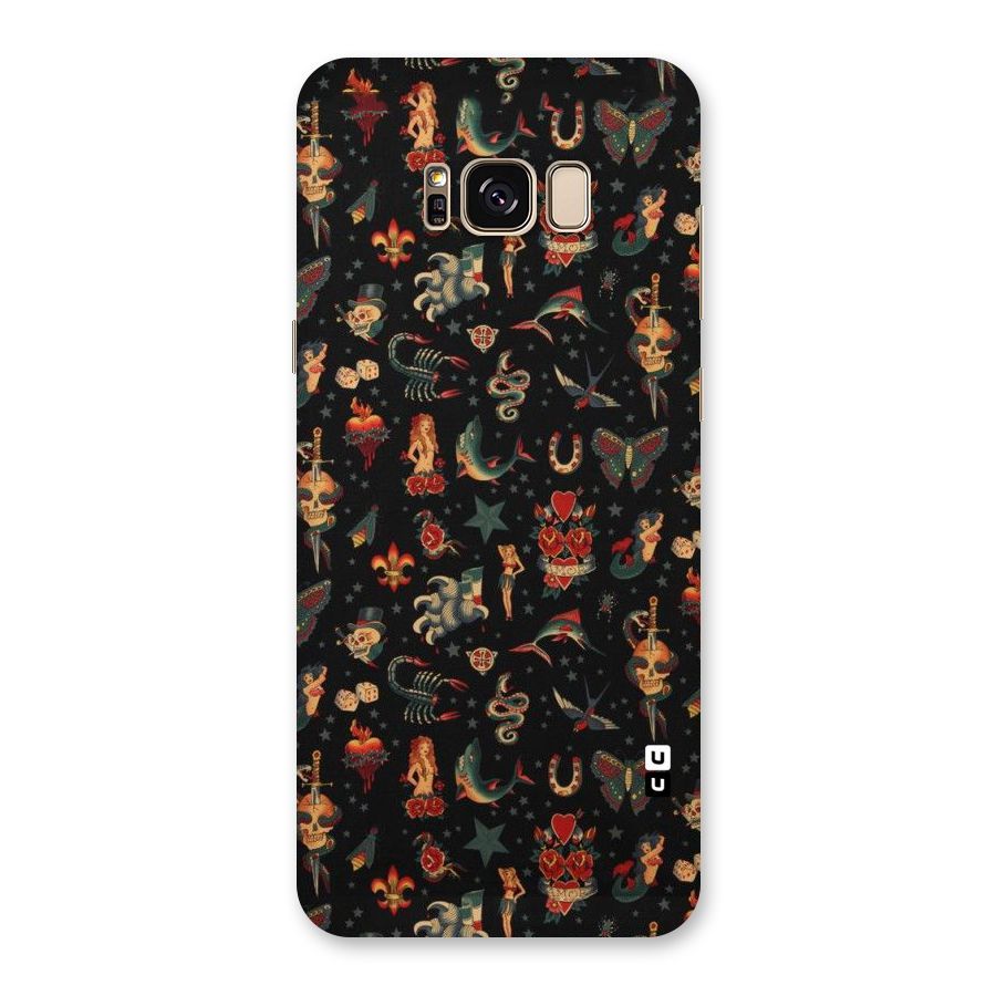 Dark Pattern Back Case for Galaxy S8 Plus