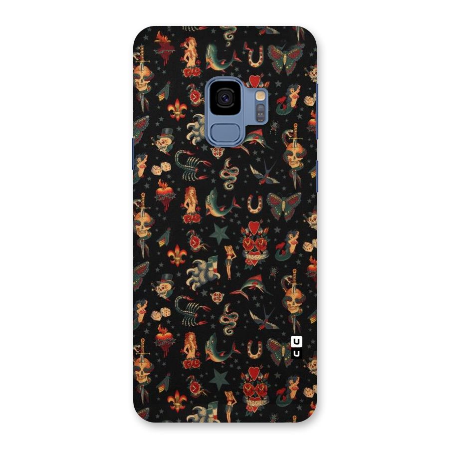 Dark Pattern Back Case for Galaxy S9