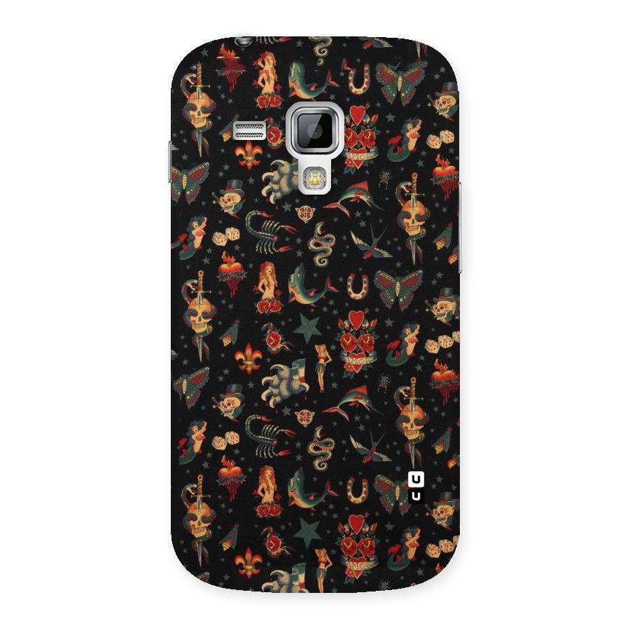 Dark Pattern Back Case for Galaxy S Duos