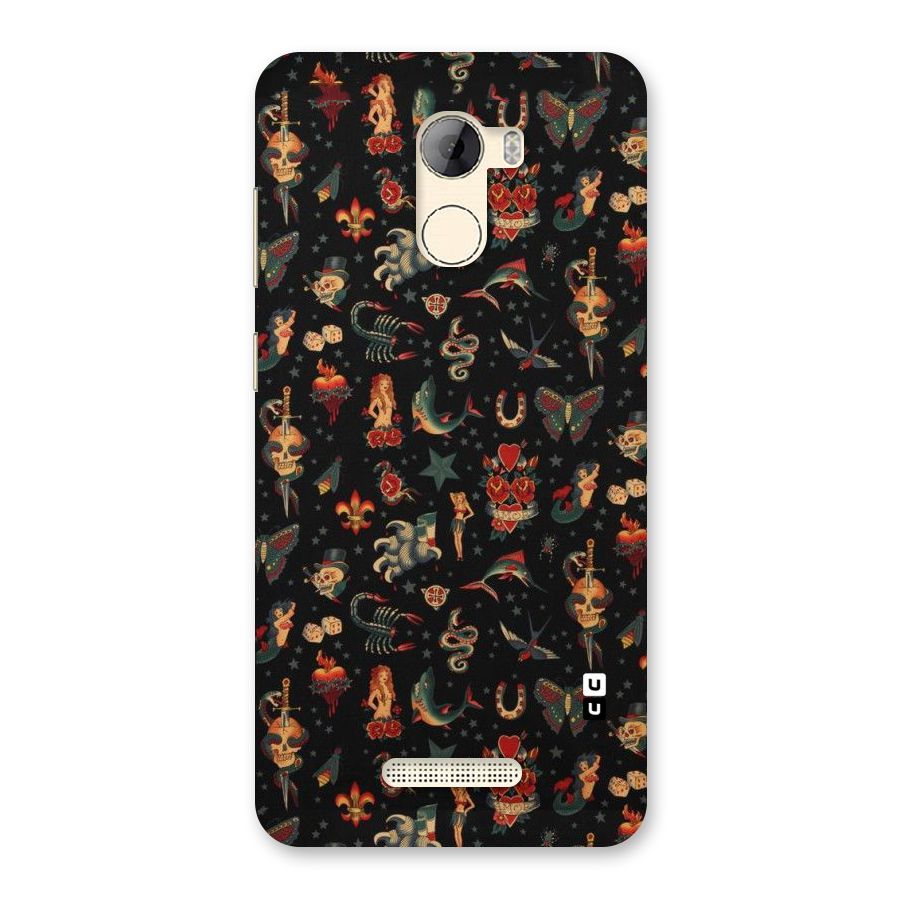Dark Pattern Back Case for Gionee A1 LIte