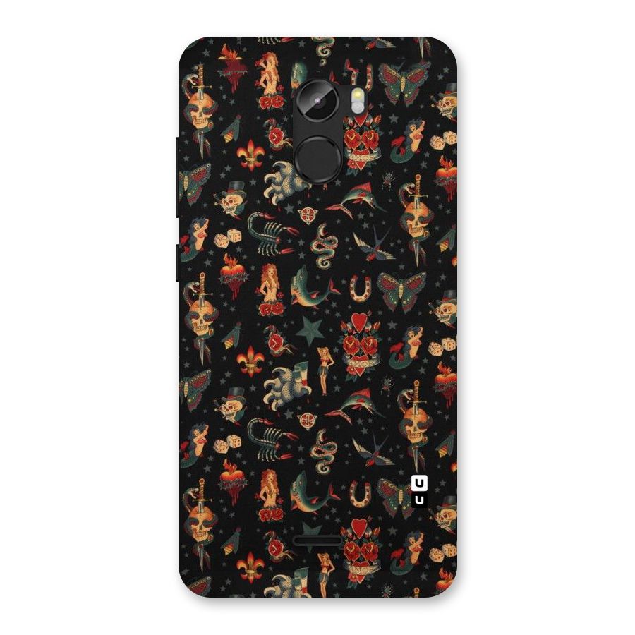 Dark Pattern Back Case for Gionee X1
