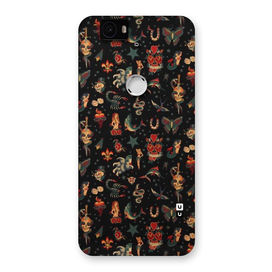 Dark Pattern Back Case for Google Nexus-6P