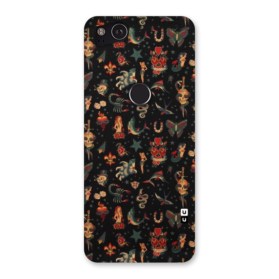 Dark Pattern Back Case for Google Pixel 2