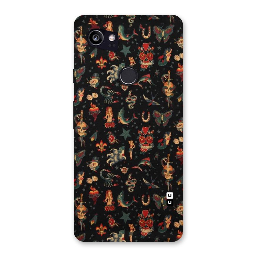 Dark Pattern Back Case for Google Pixel 2 XL