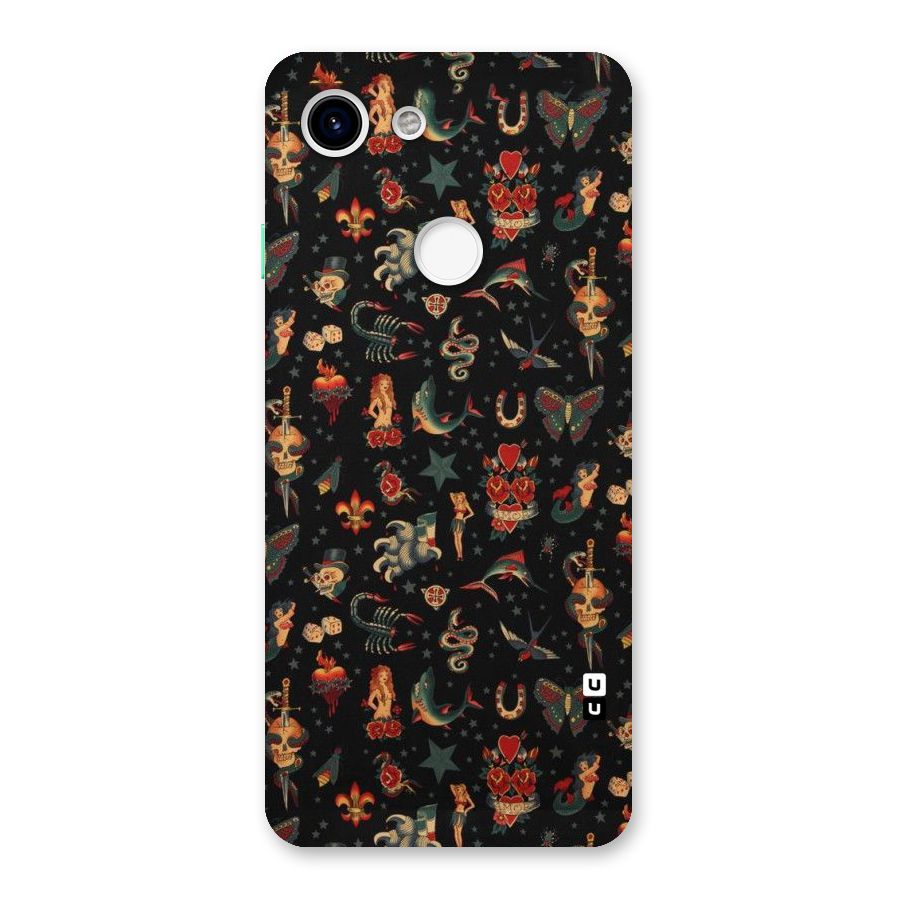 Dark Pattern Back Case for Google Pixel 3