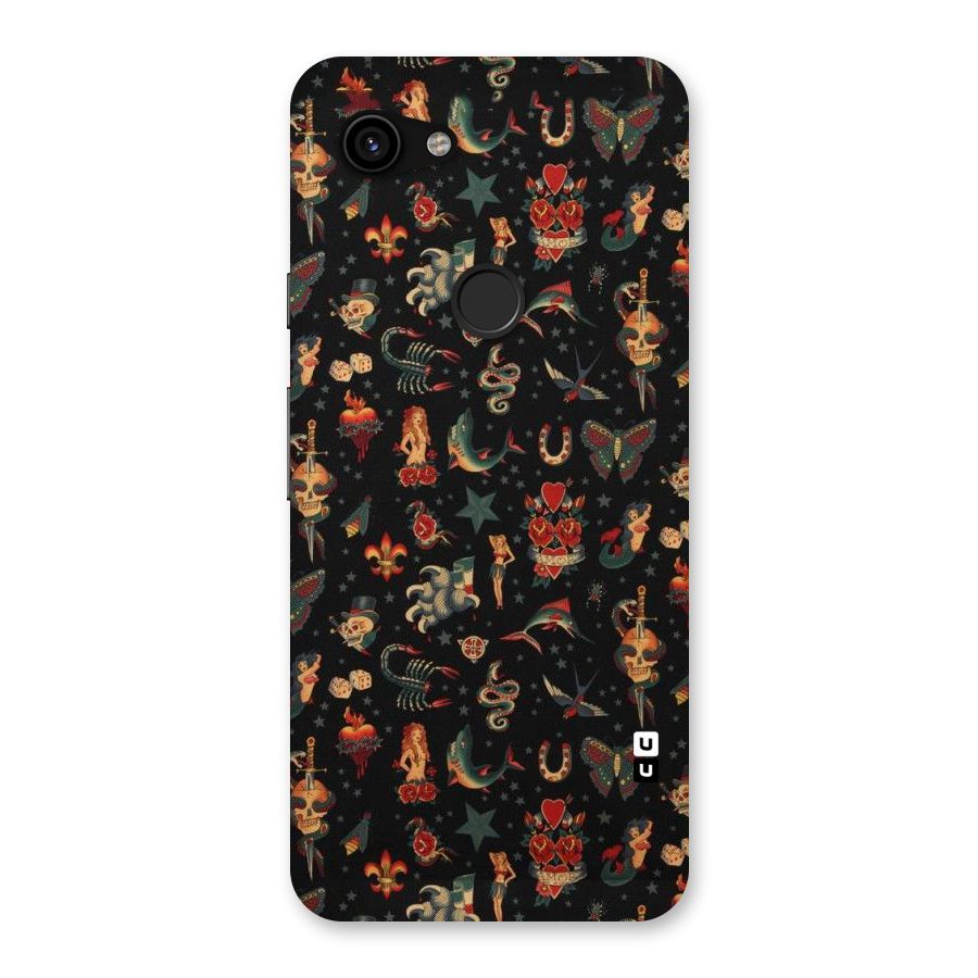 Dark Pattern Back Case for Google Pixel 3a