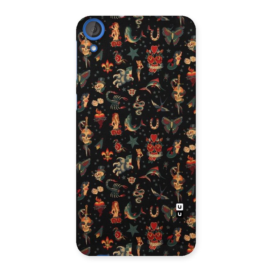 Dark Pattern Back Case for HTC Desire 820