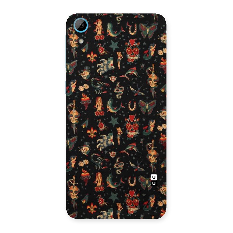 Dark Pattern Back Case for HTC Desire 826