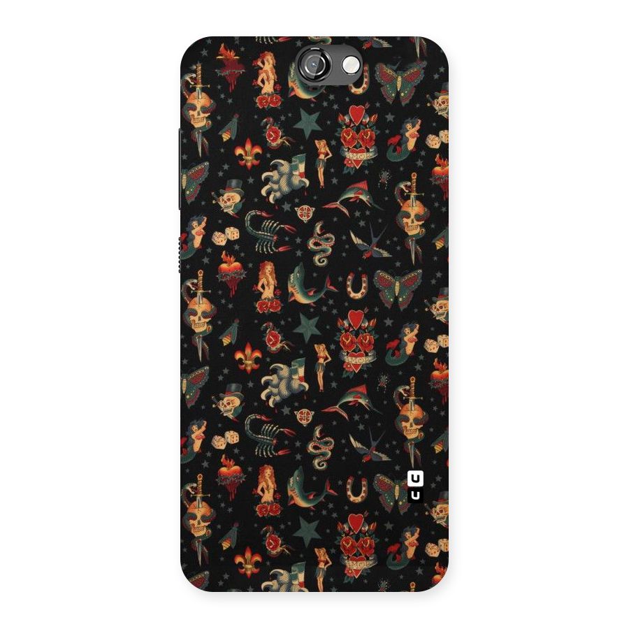 Dark Pattern Back Case for HTC One A9