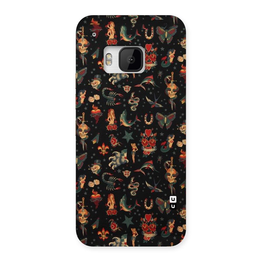 Dark Pattern Back Case for HTC One M9