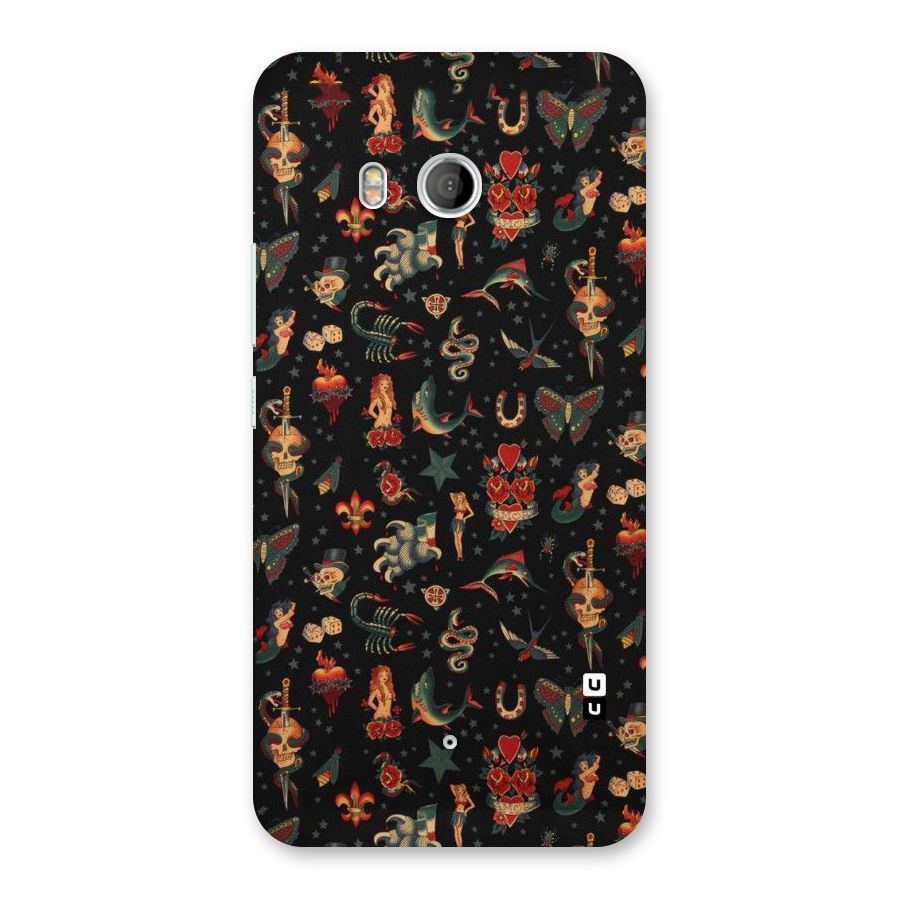 Dark Pattern Back Case for HTC U11
