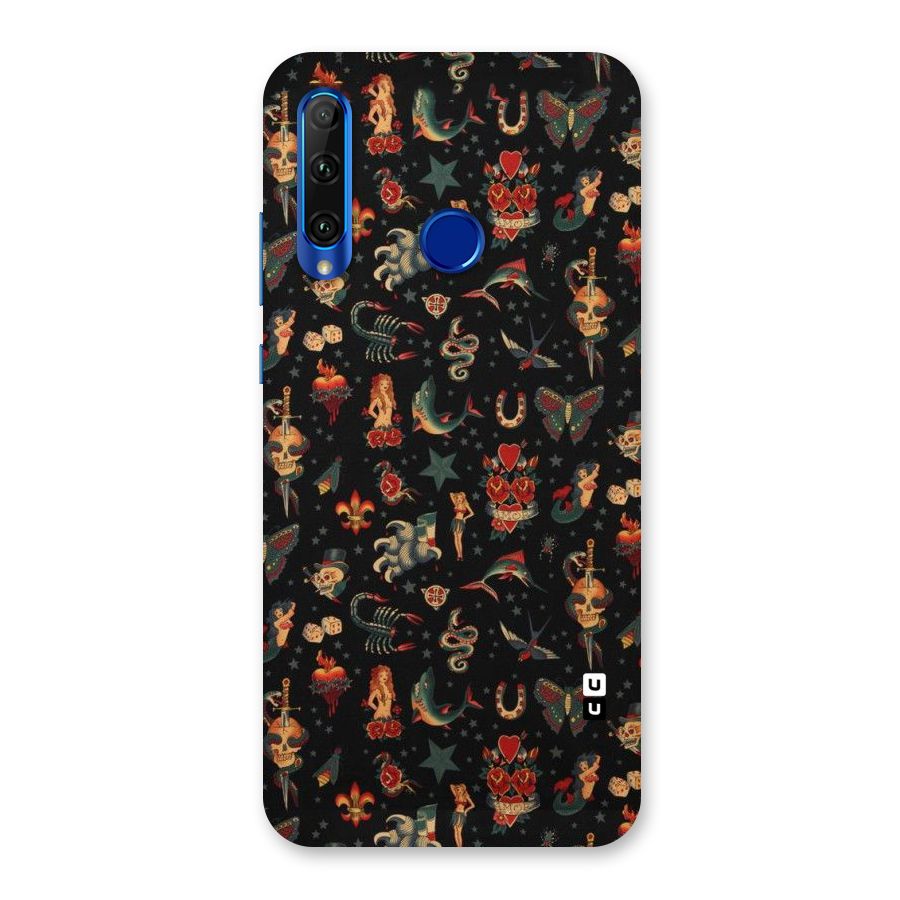 Dark Pattern Back Case for Honor 20i