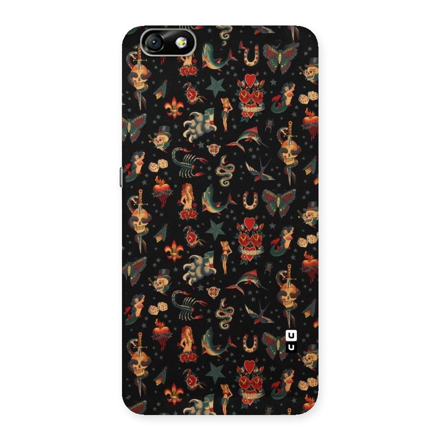 Dark Pattern Back Case for Honor 4X