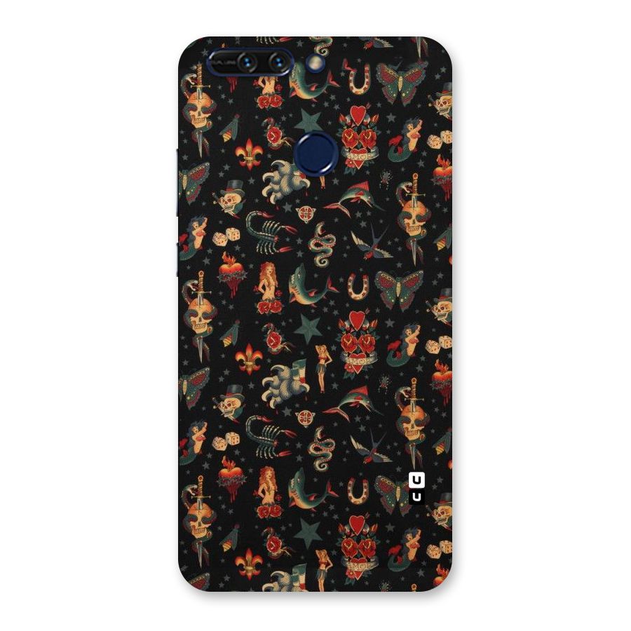 Dark Pattern Back Case for Honor 8 Pro