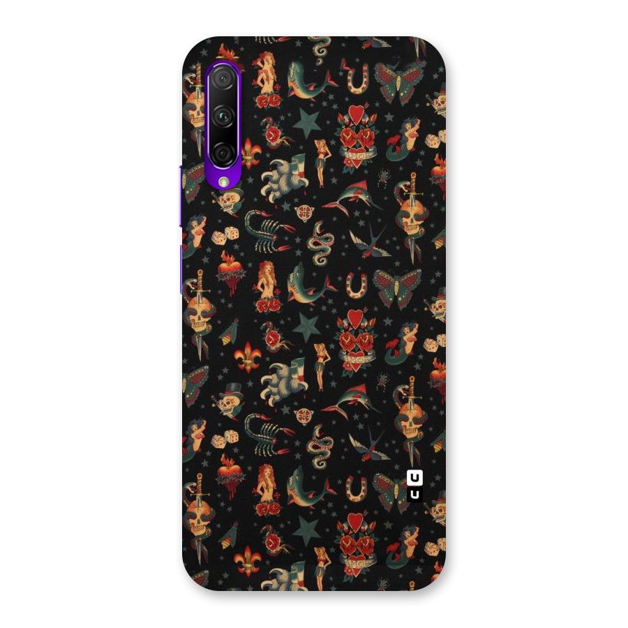 Dark Pattern Back Case for Honor 9X Pro