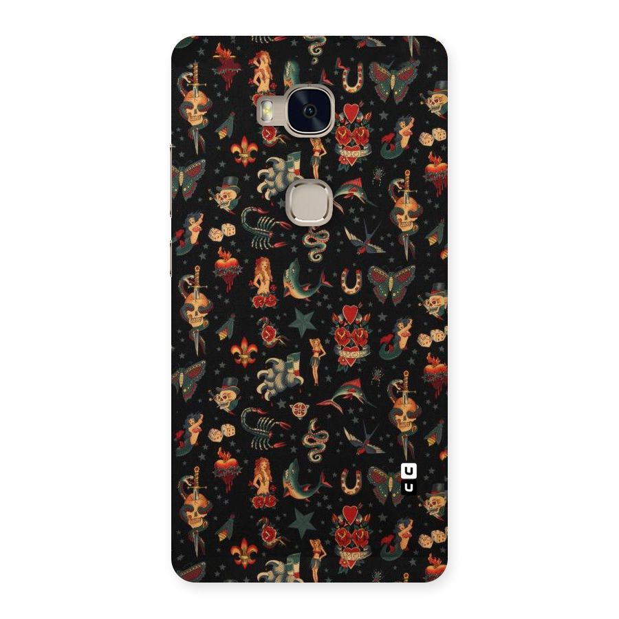 Dark Pattern Back Case for Huawei Honor 5X