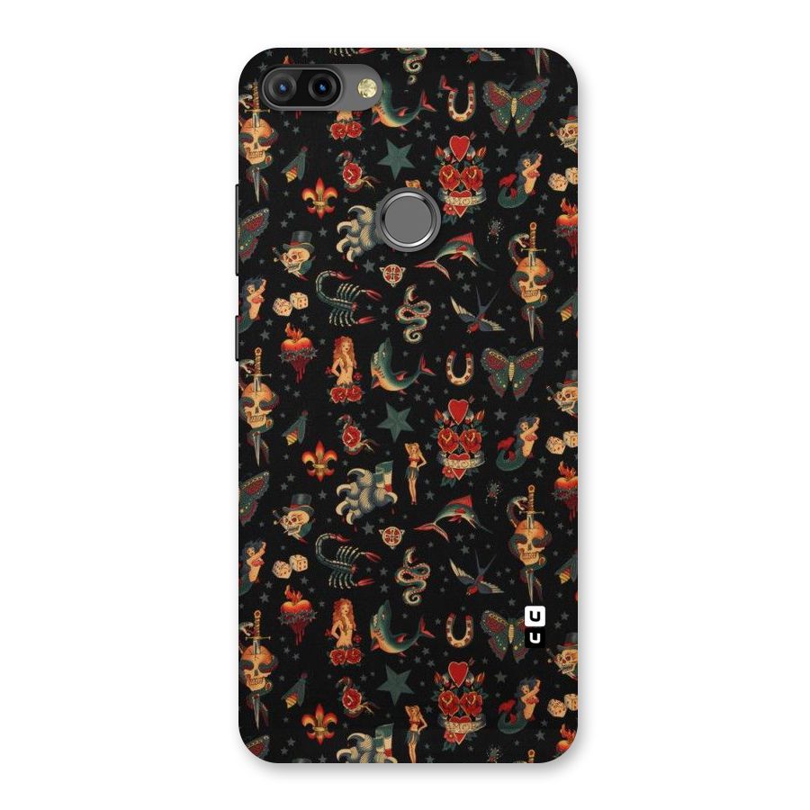 Dark Pattern Back Case for Infinix Hot 6 Pro