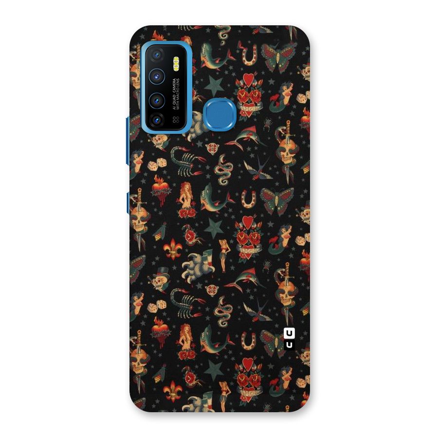 Dark Pattern Back Case for Infinix Hot 9