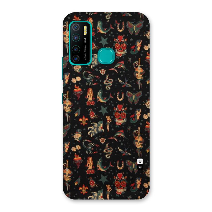Dark Pattern Back Case for Infinix Hot 9 Pro