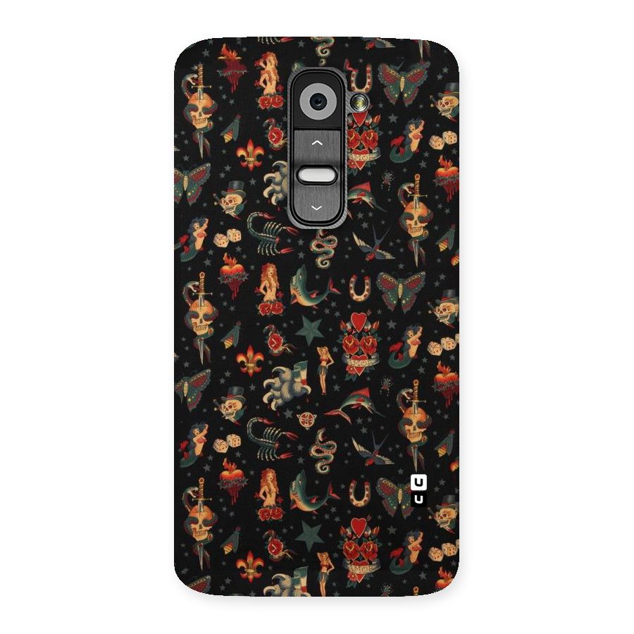 Dark Pattern Back Case for LG G2