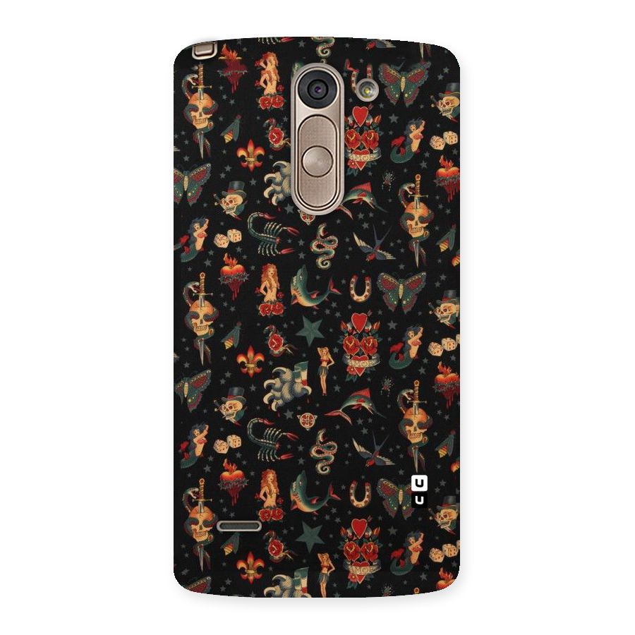 Dark Pattern Back Case for LG G3 Stylus