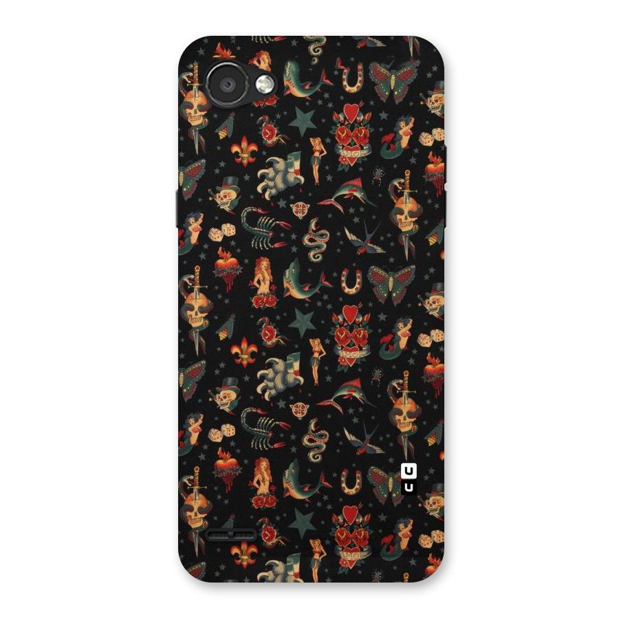 Dark Pattern Back Case for LG Q6