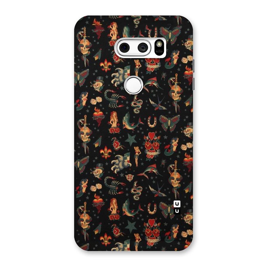 Dark Pattern Back Case for LG V30