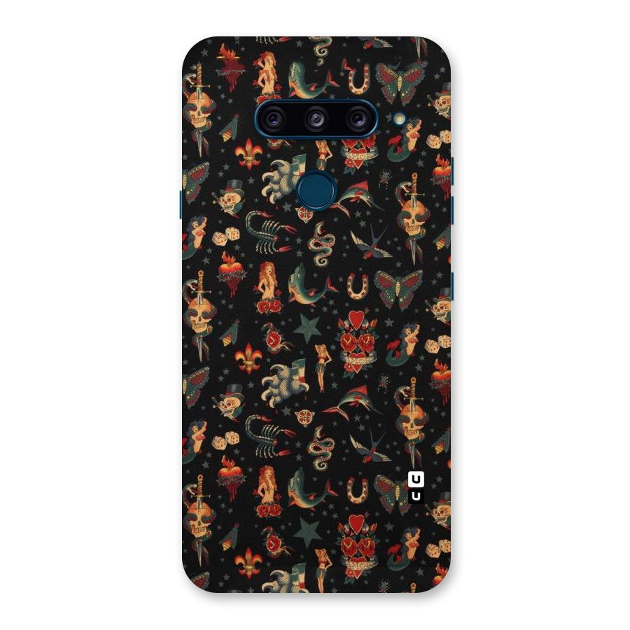 Dark Pattern Back Case for LG  V40 ThinQ