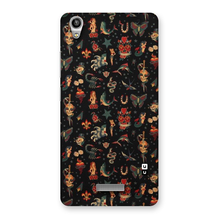 Dark Pattern Back Case for Lava-Pixel-V1