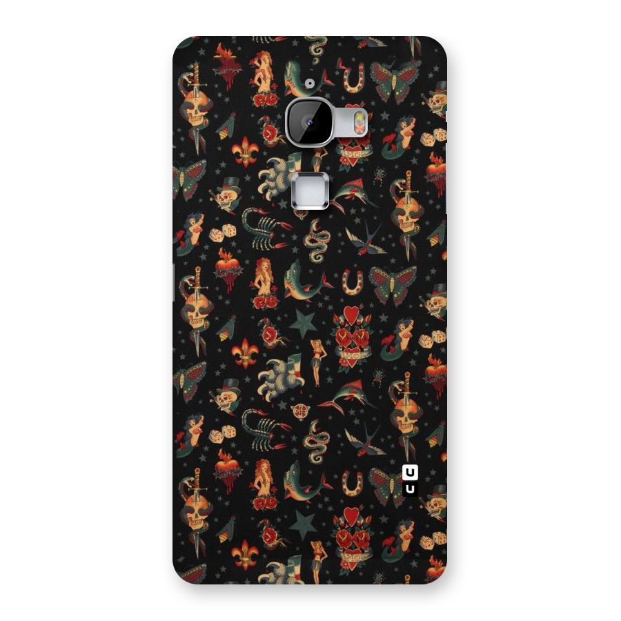 Dark Pattern Back Case for LeTv Le Max
